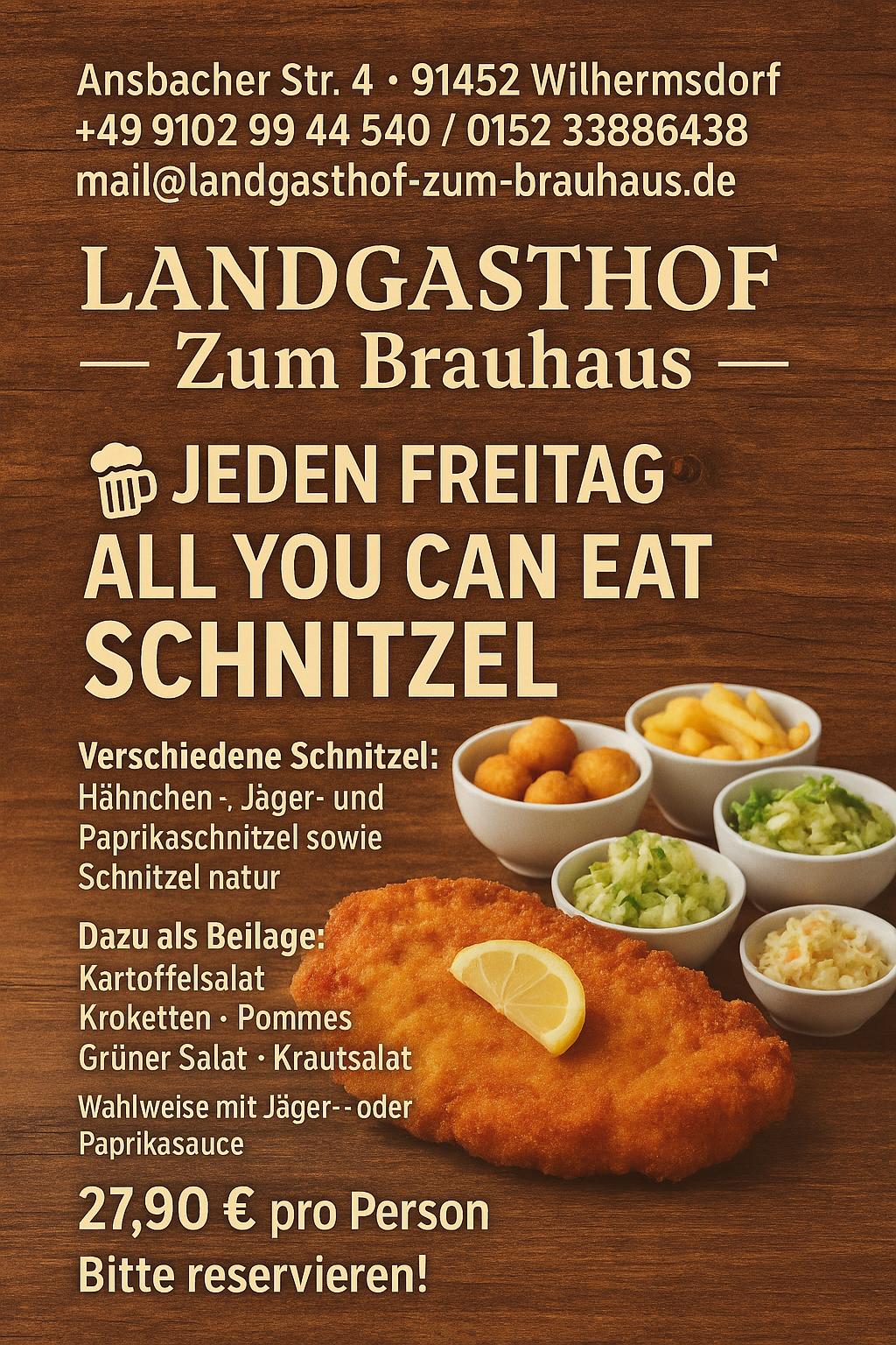 SCHNITZEL All You Can Eat-Angebot